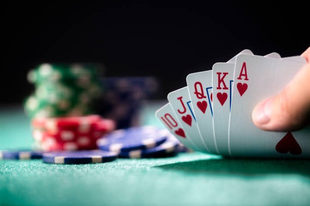 BandarQ card game table on ok4d platform with player seats